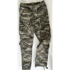 Matchstick Camo Cargo Pants – Utility Military Y2K Gorpcore Streetwear (Unisex)
